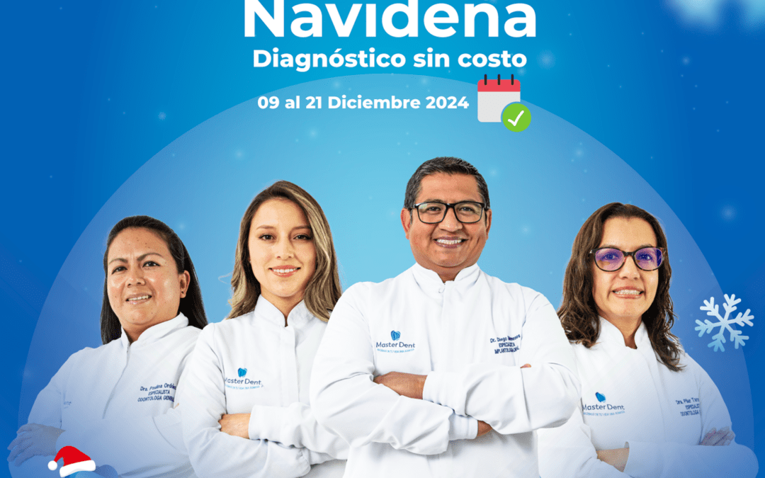 ¡Maratón Navideña en Master Dent! Diagnóstico sin costo 🎄